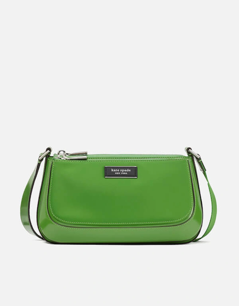 New York Sam Icon East-West Leather Crossbody Bag