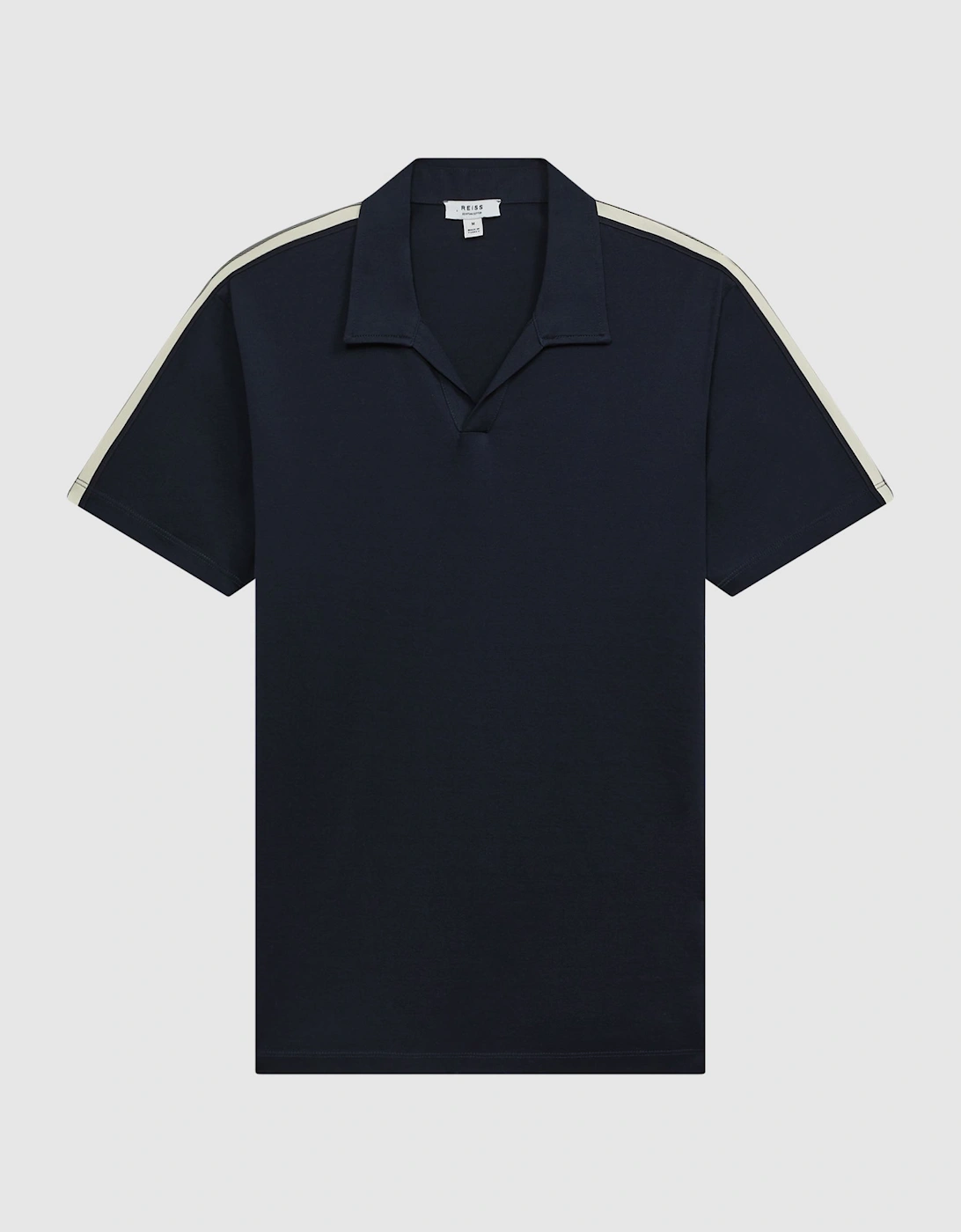 Mercerised Cotton Open Collar Polo Shirt, 2 of 1