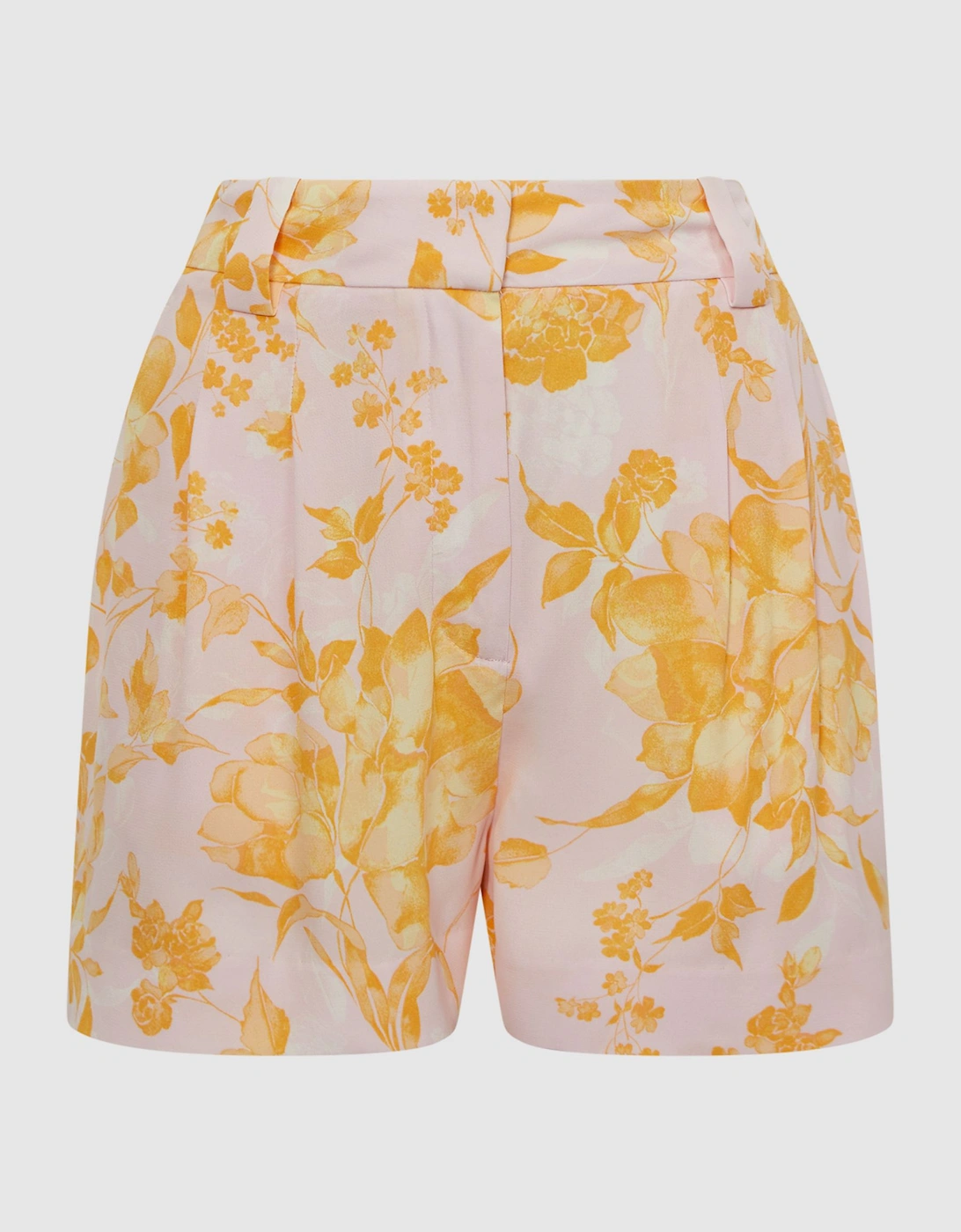 High Rise Floral Print Shorts, 2 of 1