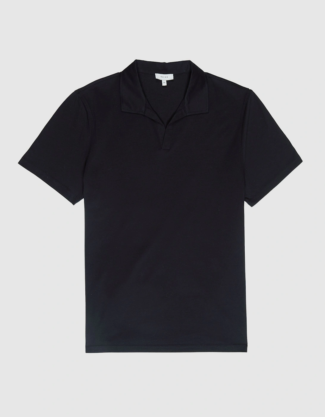 Mercerised Open Collar Polo T-Shirt, 2 of 1