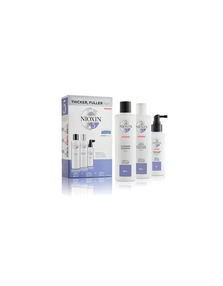 3-Part System 5 Loyalty Kit for Chemically Treated Hair with Light Thinning - NIOXIN