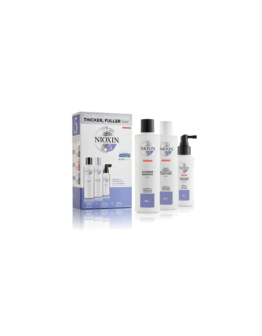 3-Part System 5 Loyalty Kit for Chemically Treated Hair with Light Thinning - NIOXIN, 2 of 1