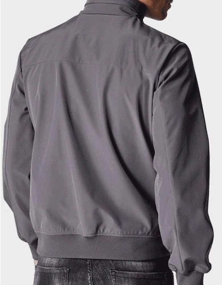 Yanic Nylon Zinc Grey Bomber Jacket
