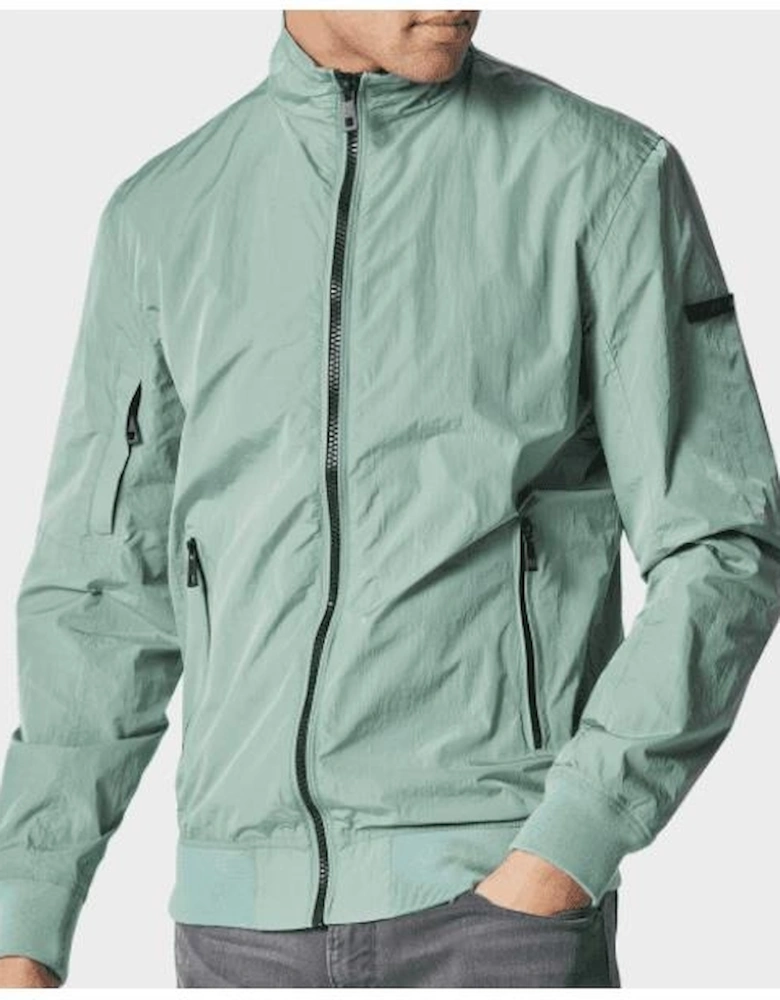 Portico Lightweight Nylon Green Jacket