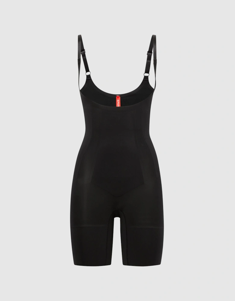 Spanx Shapewear Open-Bust Mid-Thigh Bodysuit