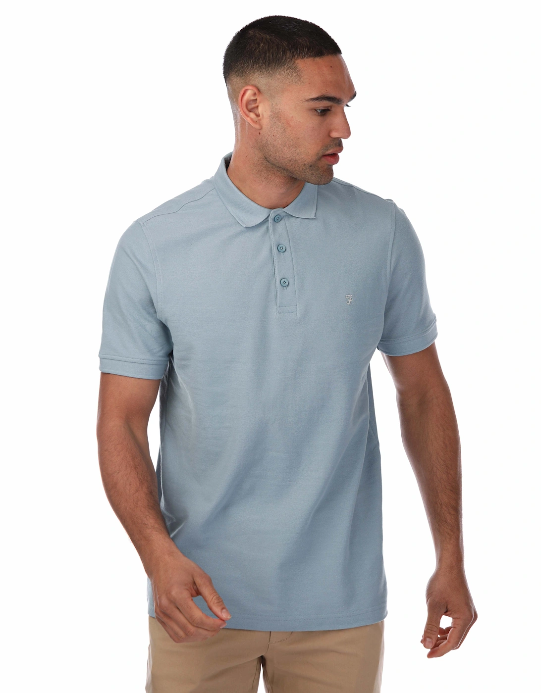 Mens Cove Polo Shirt, 5 of 4