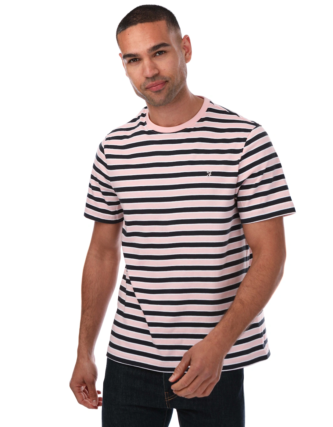Mens Katz Striped T-Shirt, 5 of 4