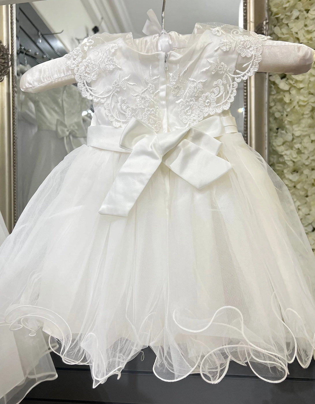 Girls “Fay” Ivory Occasion Dress