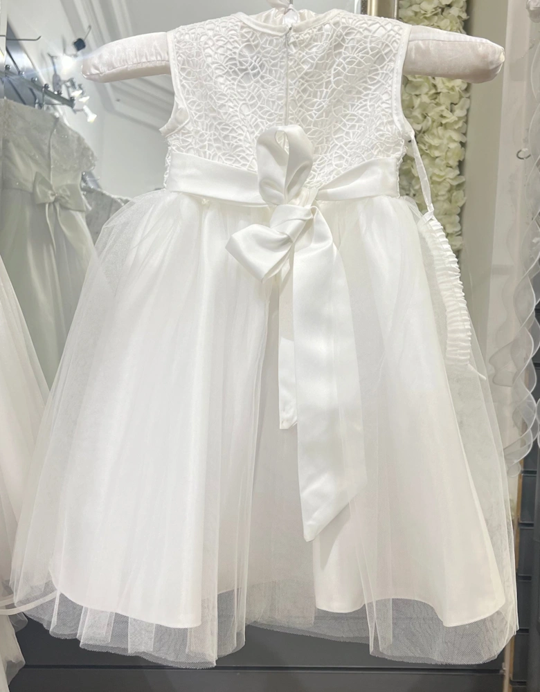 Girls “Rose” Ivory Occasion Dress