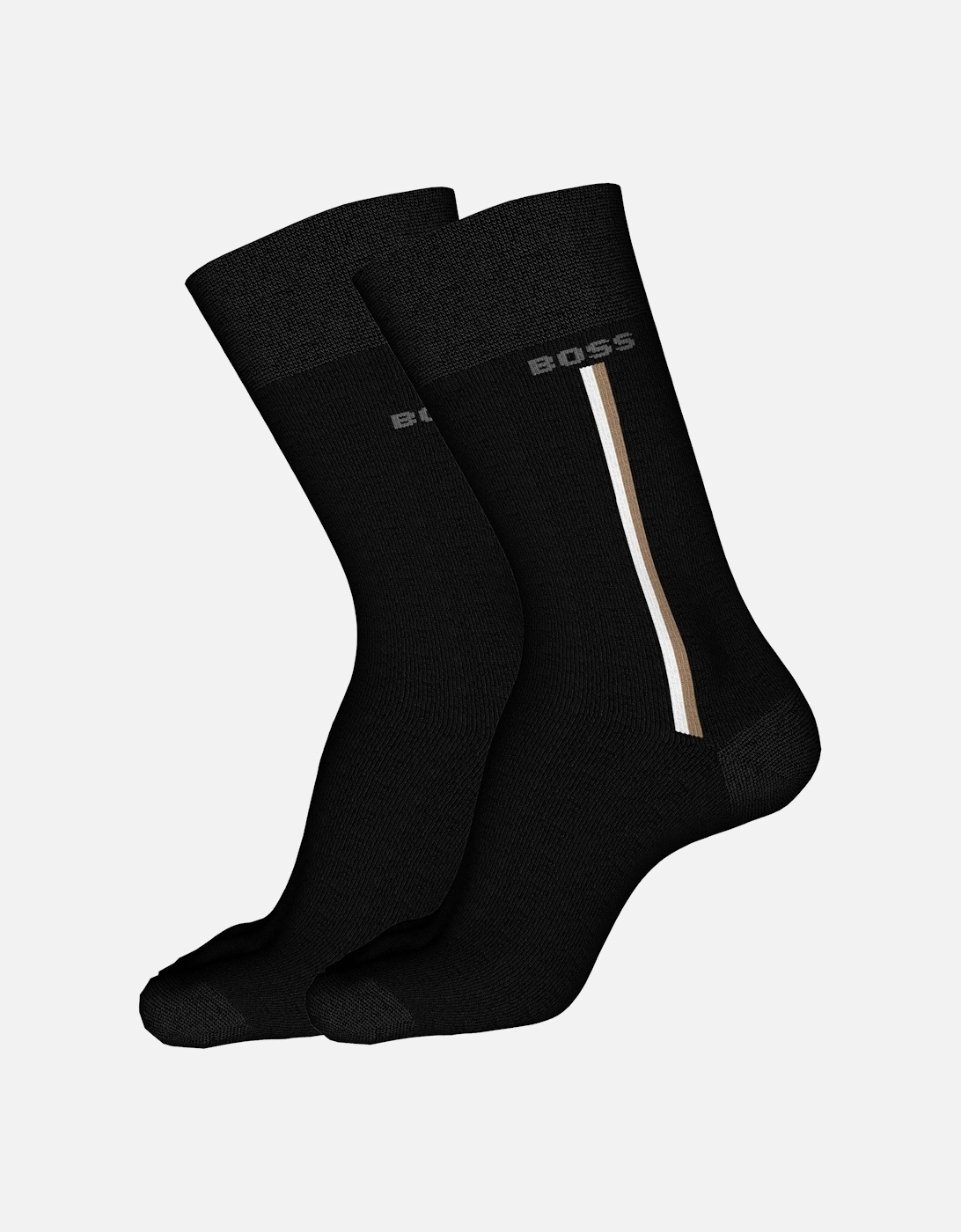 Boss 2pack Rs Iconic Socks Black, 3 of 2