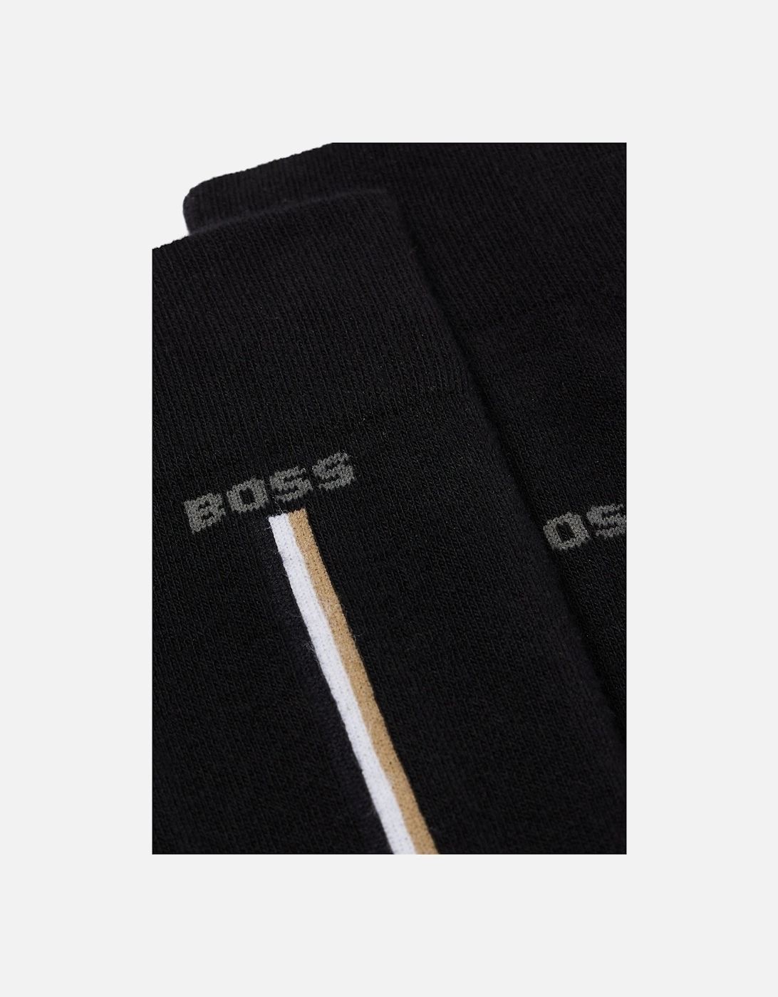 Boss 2pack Rs Iconic Socks Black