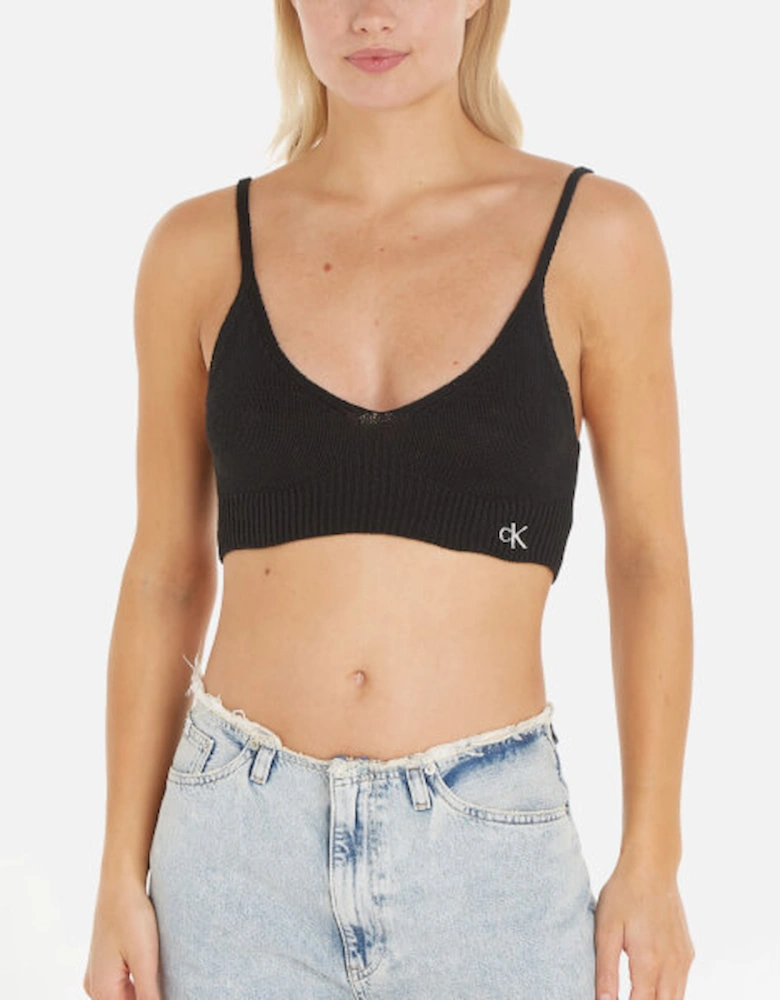 Jeans Knitted Bralette