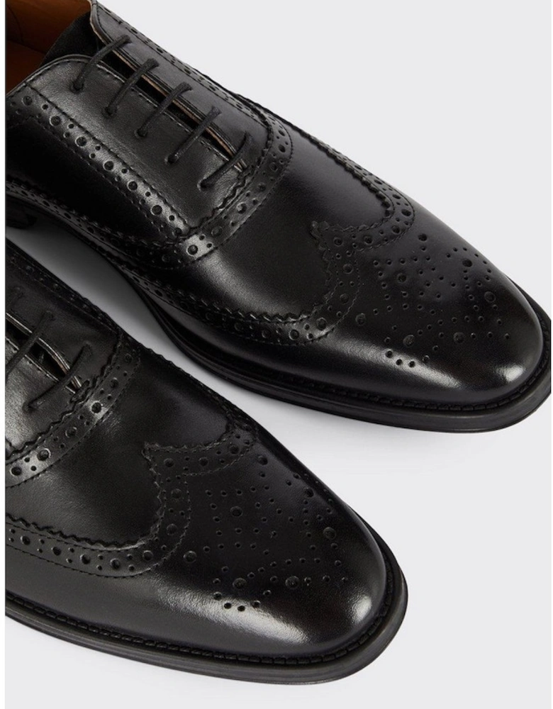 Mens Oxford Leather Brogues
