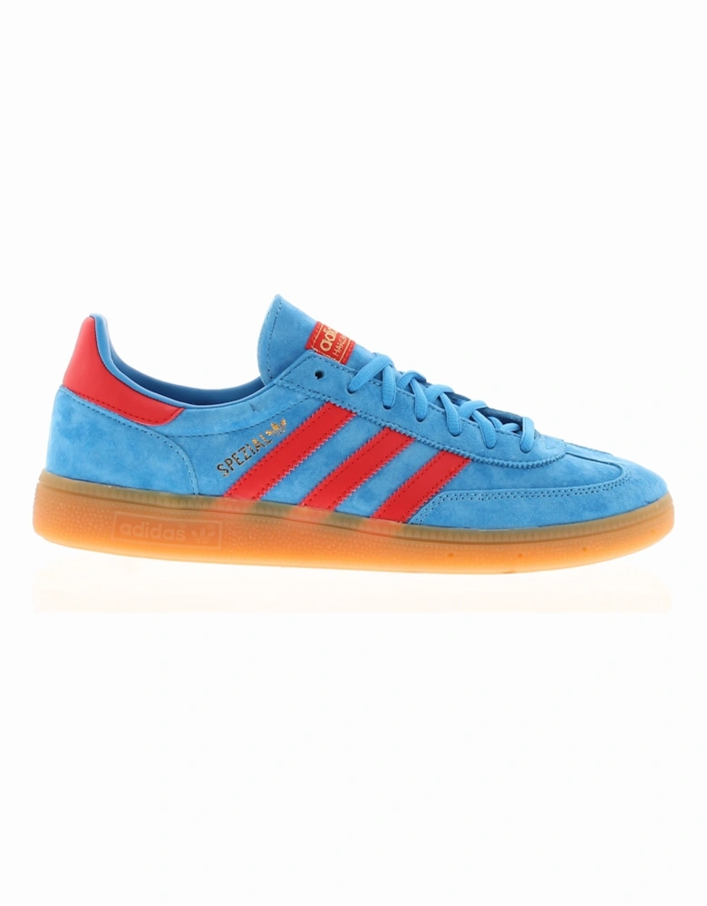 Mens Trainers Handball Spezial Leather Lace Up blue UK Size