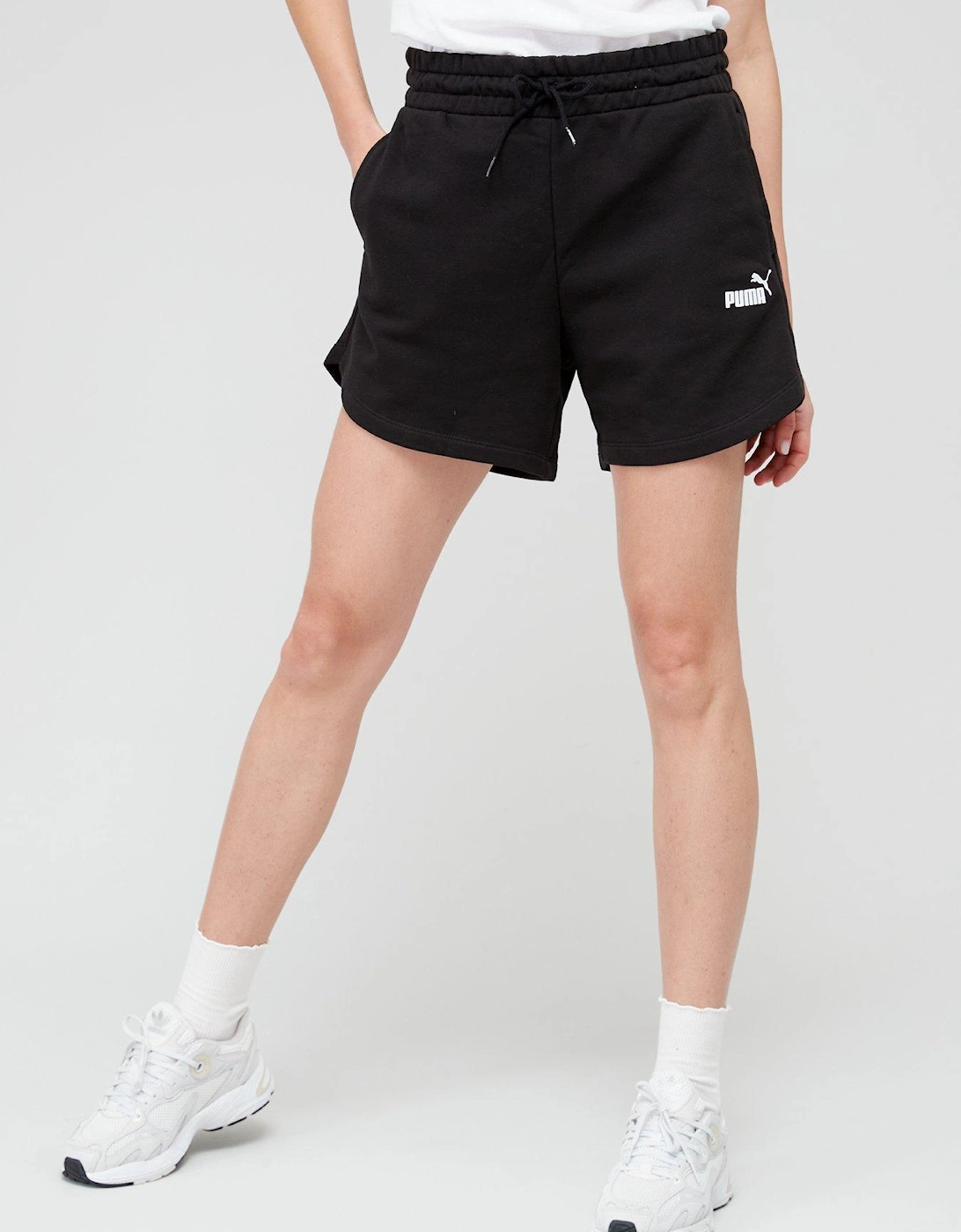 Ess 5" High Waist Shorts - Black, 5 of 4