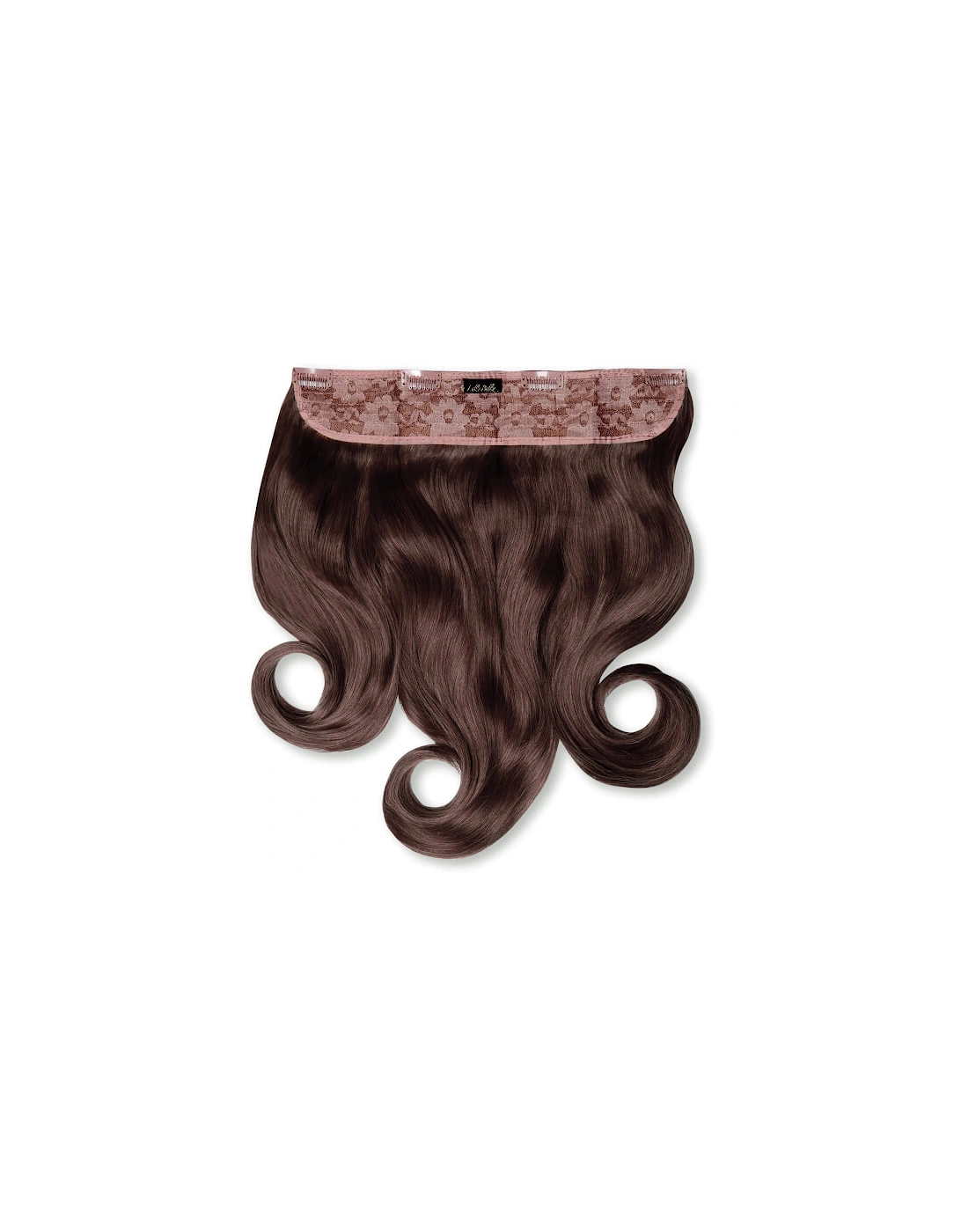 Thick 16 1-Piece Curly Clip in Hair Extensions - Chestnut, 2 of 1