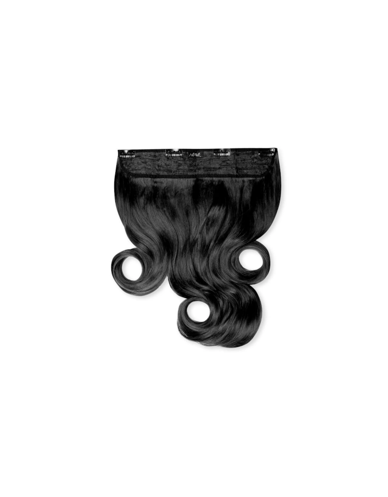 Thick 16 1-Piece Curly Clip in Hair Extensions - Natural Black