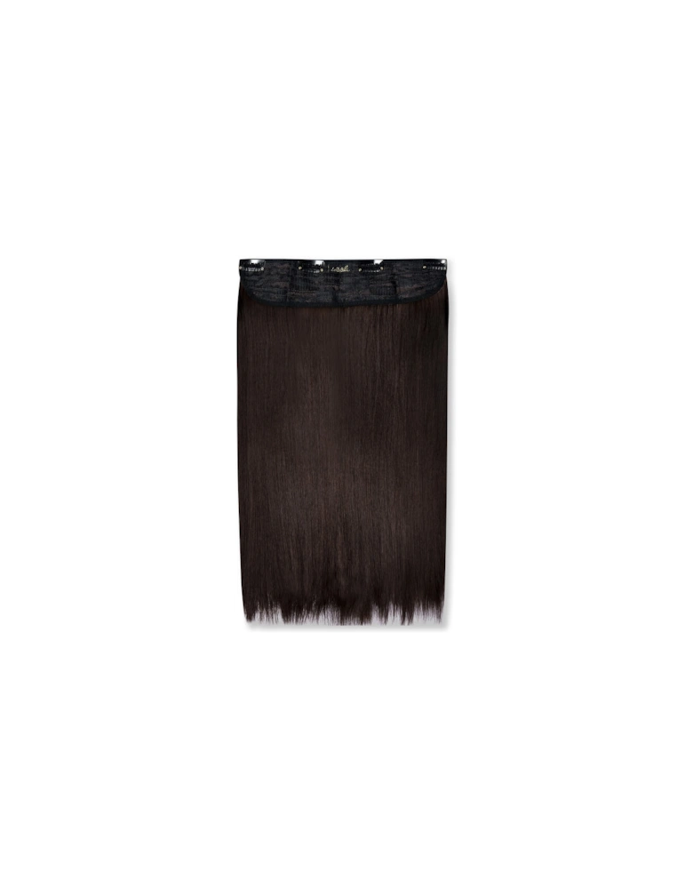 Thick 18 1-Piece Straight Clip in Hair Extensions - Dark Brown