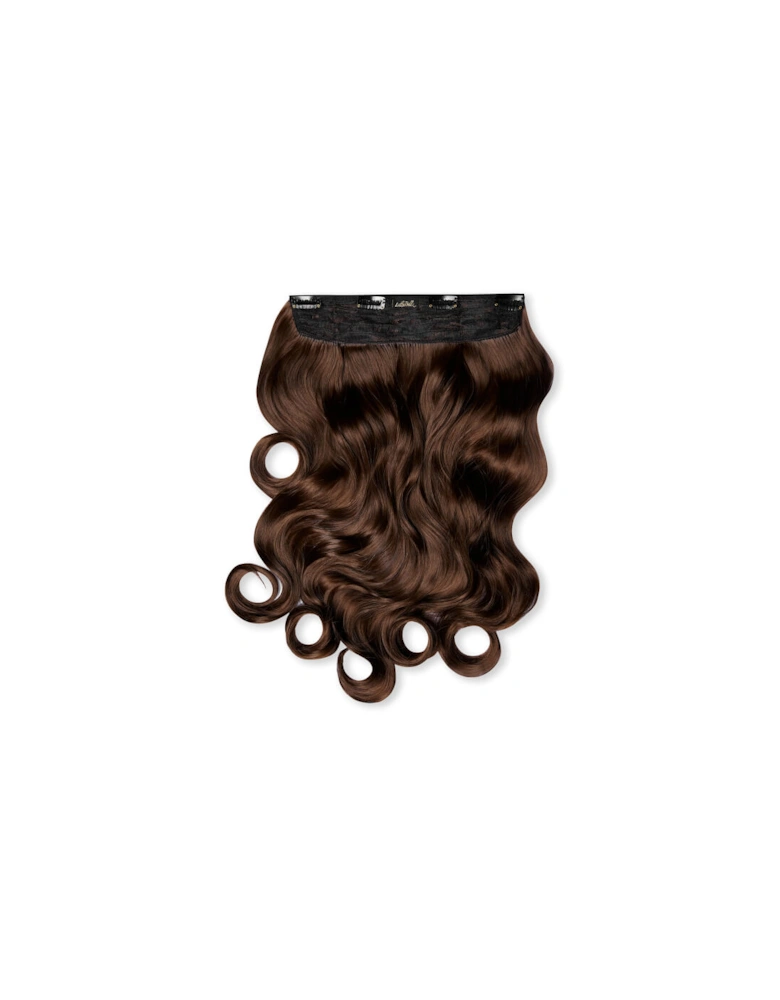 Thick 20 1-Piece Curly Clip in Hair Extensions - Coco Brown