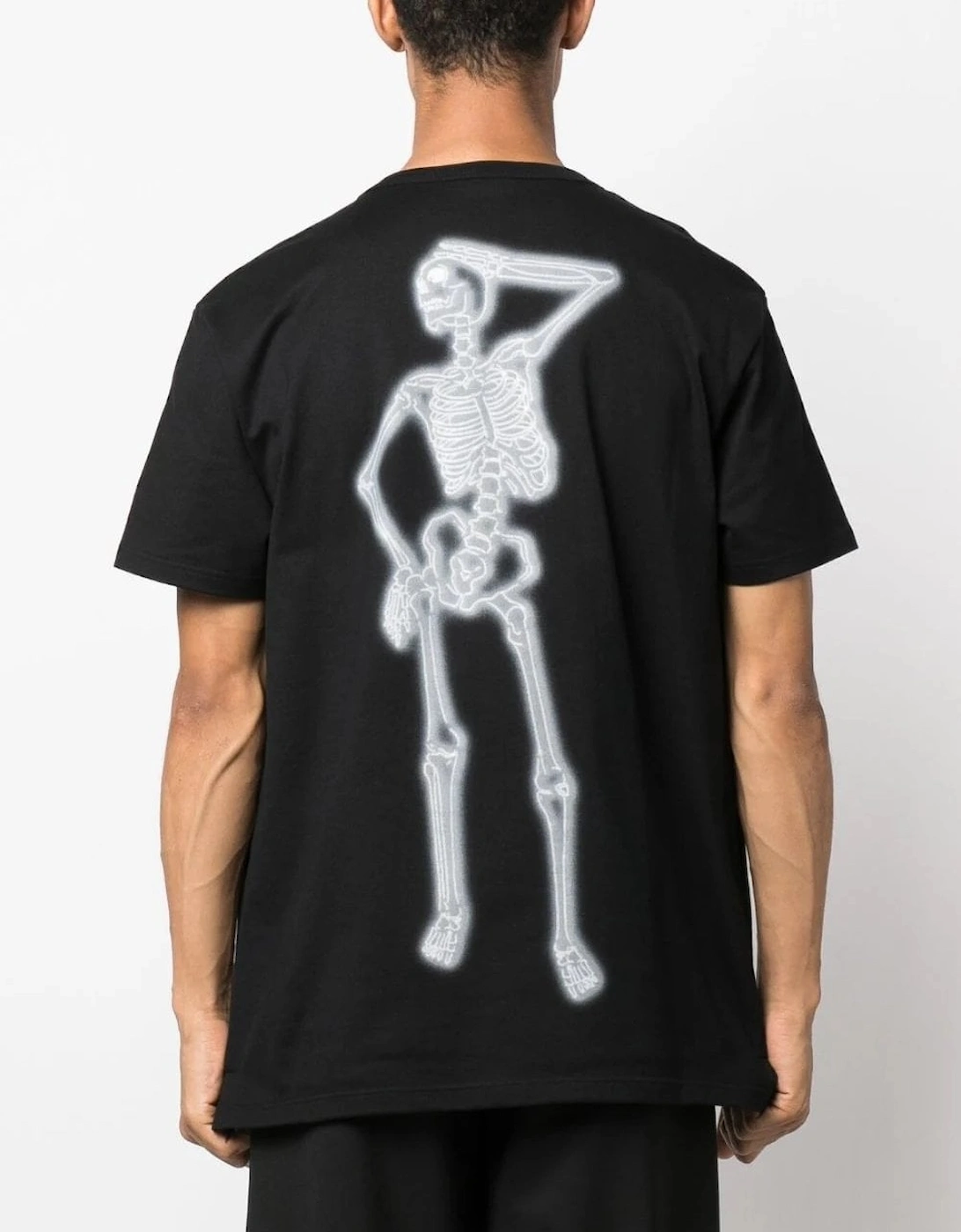 Neon Skeleton T Shirt Black