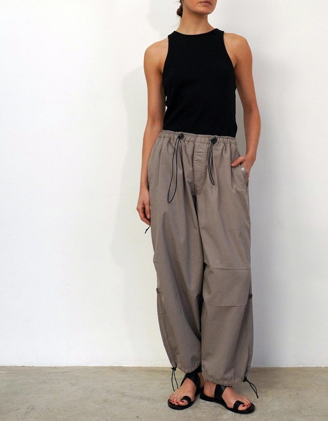 Oversized Cargo Parachute Pant - Fawn, 6 of 5