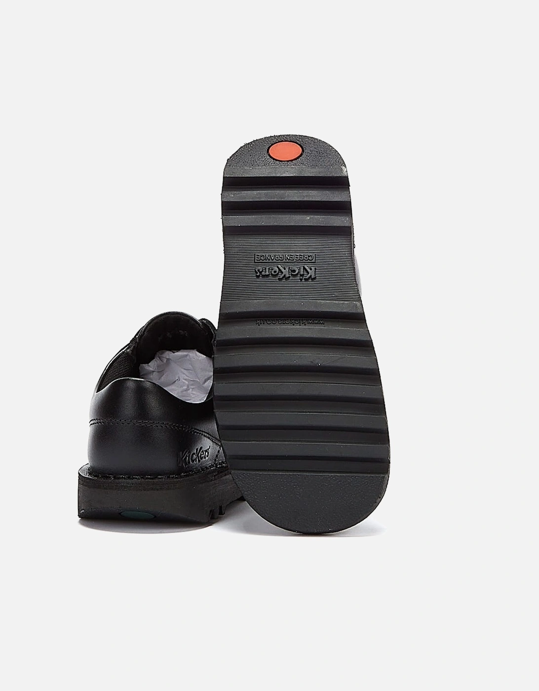 Junior Kick Lo Velcro Black