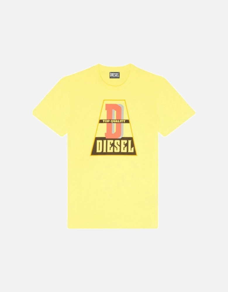 Mens T-diegor T Shirt D Top Quality Yellow
