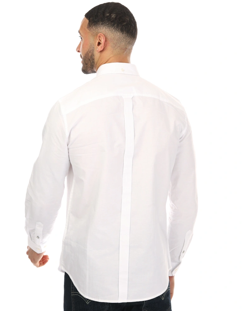 Mens Long Sleeve Oxford Shirt