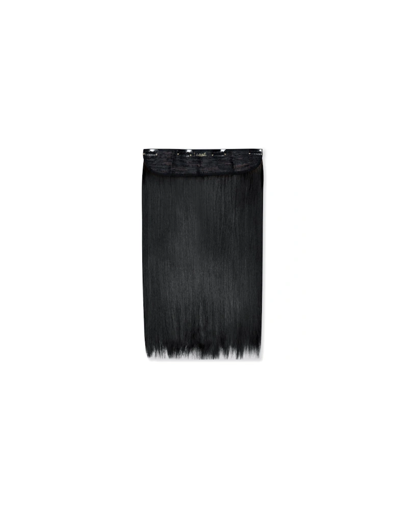 Thick 18 1-Piece Straight Clip in Hair Extensions - Jet Black