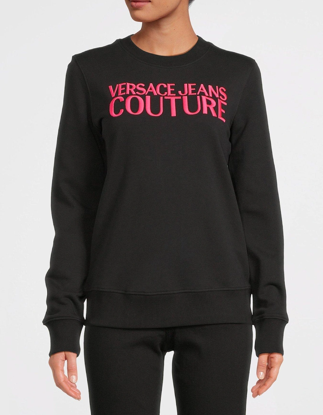 Jeans Couture Logo Sweatshirt - Black, 3 of 2