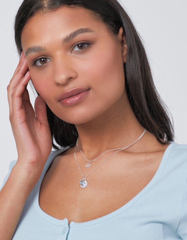 Sterling Silver Zodiac Star Sign Necklace (with Gift Card)