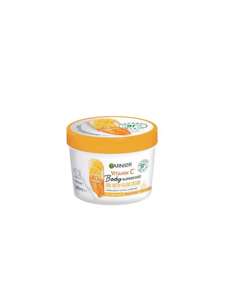 Body Superfood Nutri Glow Body Cream Vitamin C and Mango 380ml