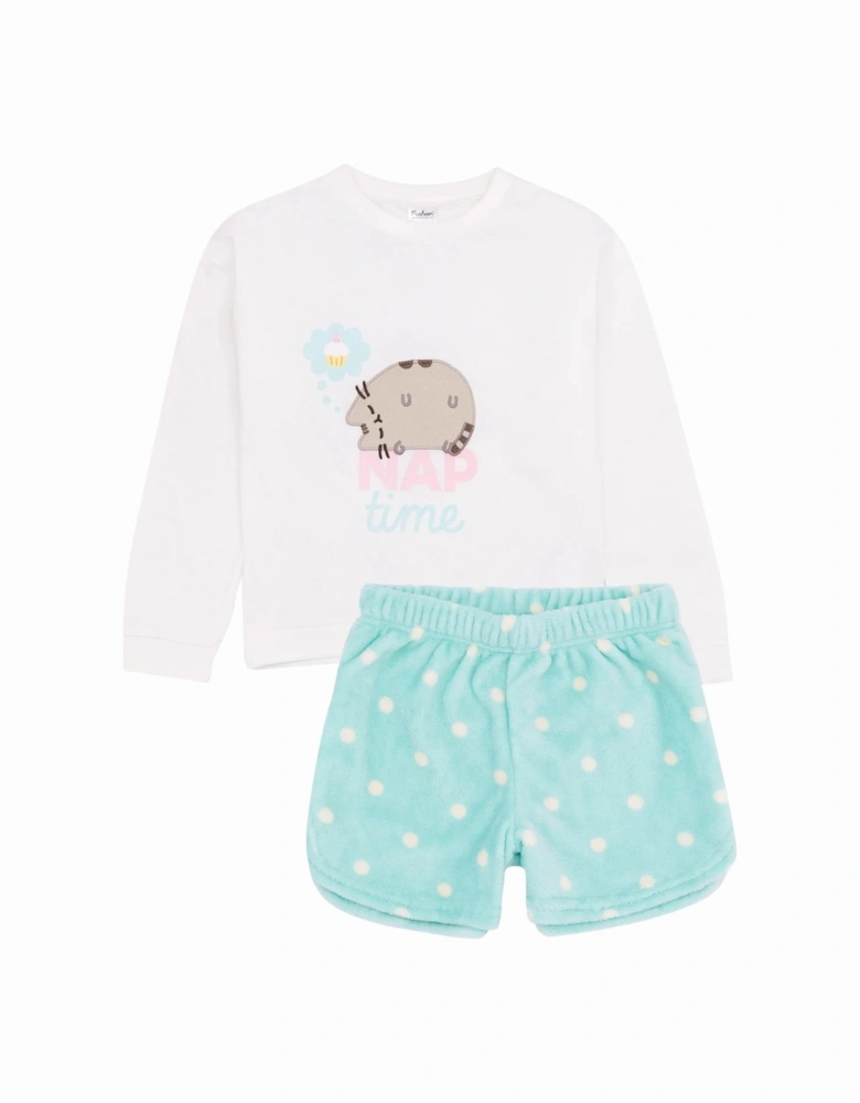 Girls Fleece Pyjama Set