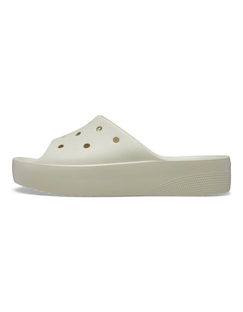 Classic Platform Slide - Beige