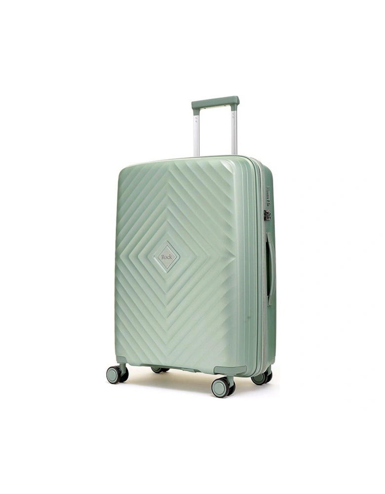 Infinity 8 Wheel Hardshell Medium Suitcase - Sage Green