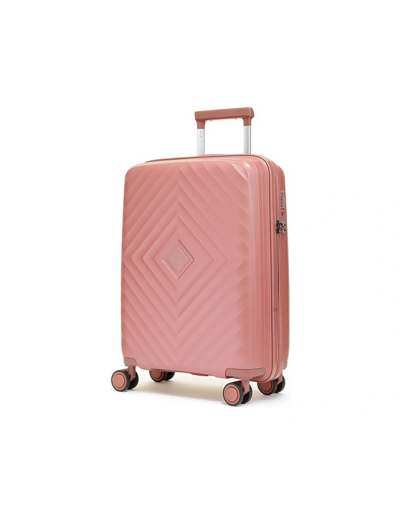 Infinity 8 Wheel Hardshell Cabin Suitcase - Dusty Pink