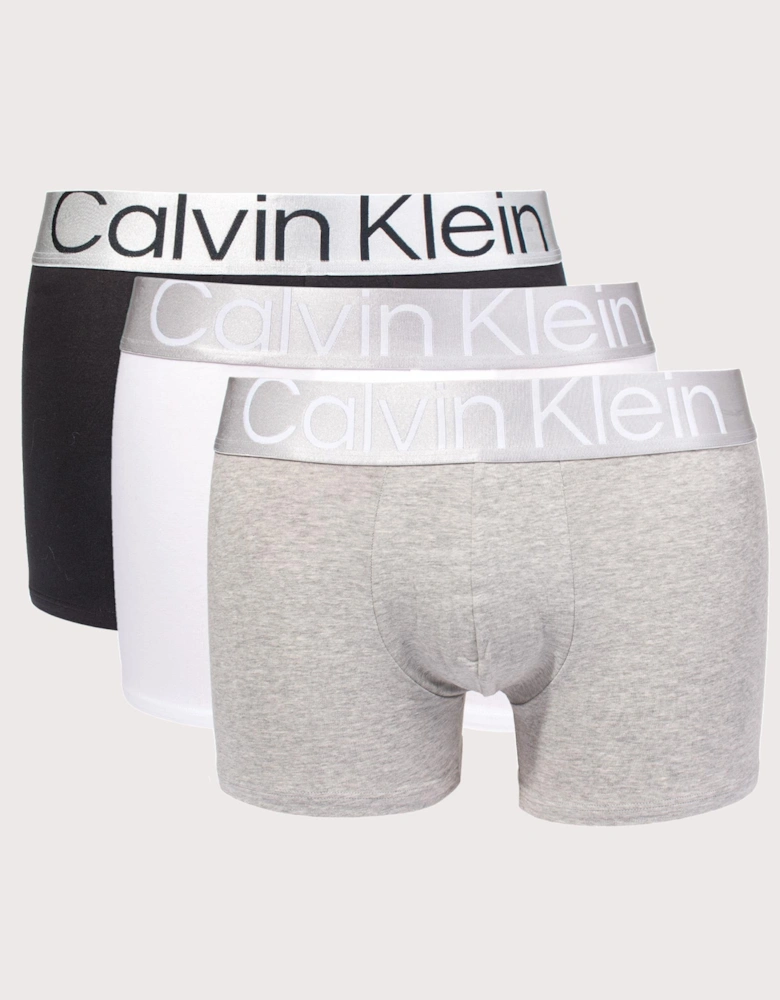 Three Pack Of Cotton Trunks