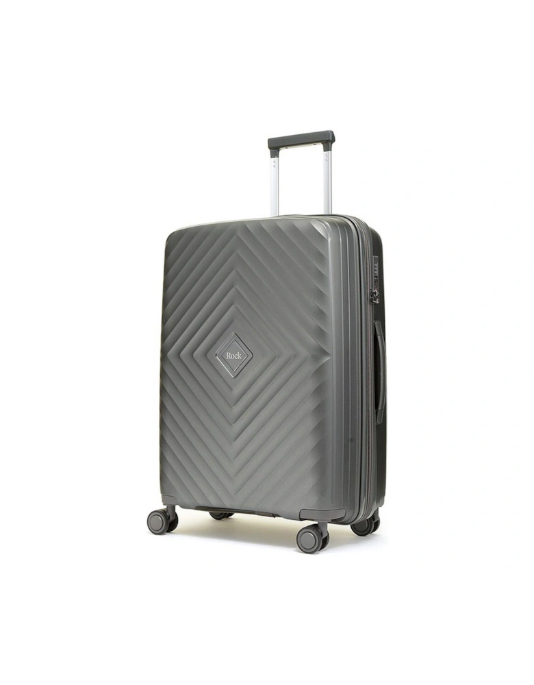 Infinity 8 Wheel Hardshell Medium Suitcase - Charcoal