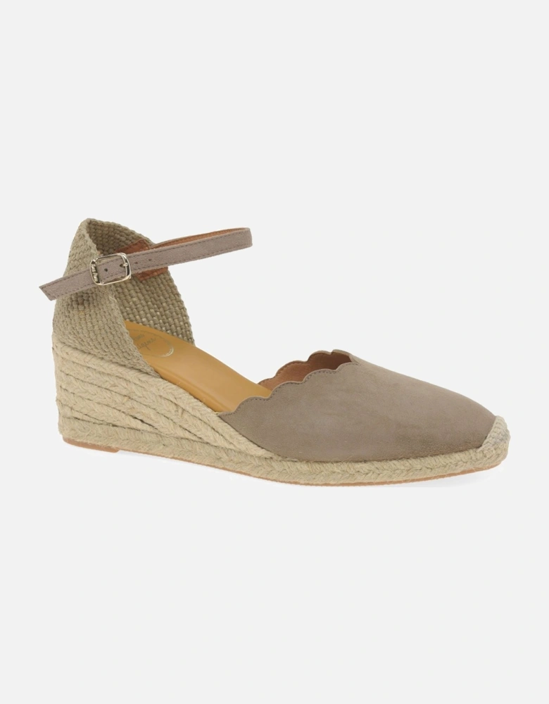 Llanes Womens Wedge Heel Sandals