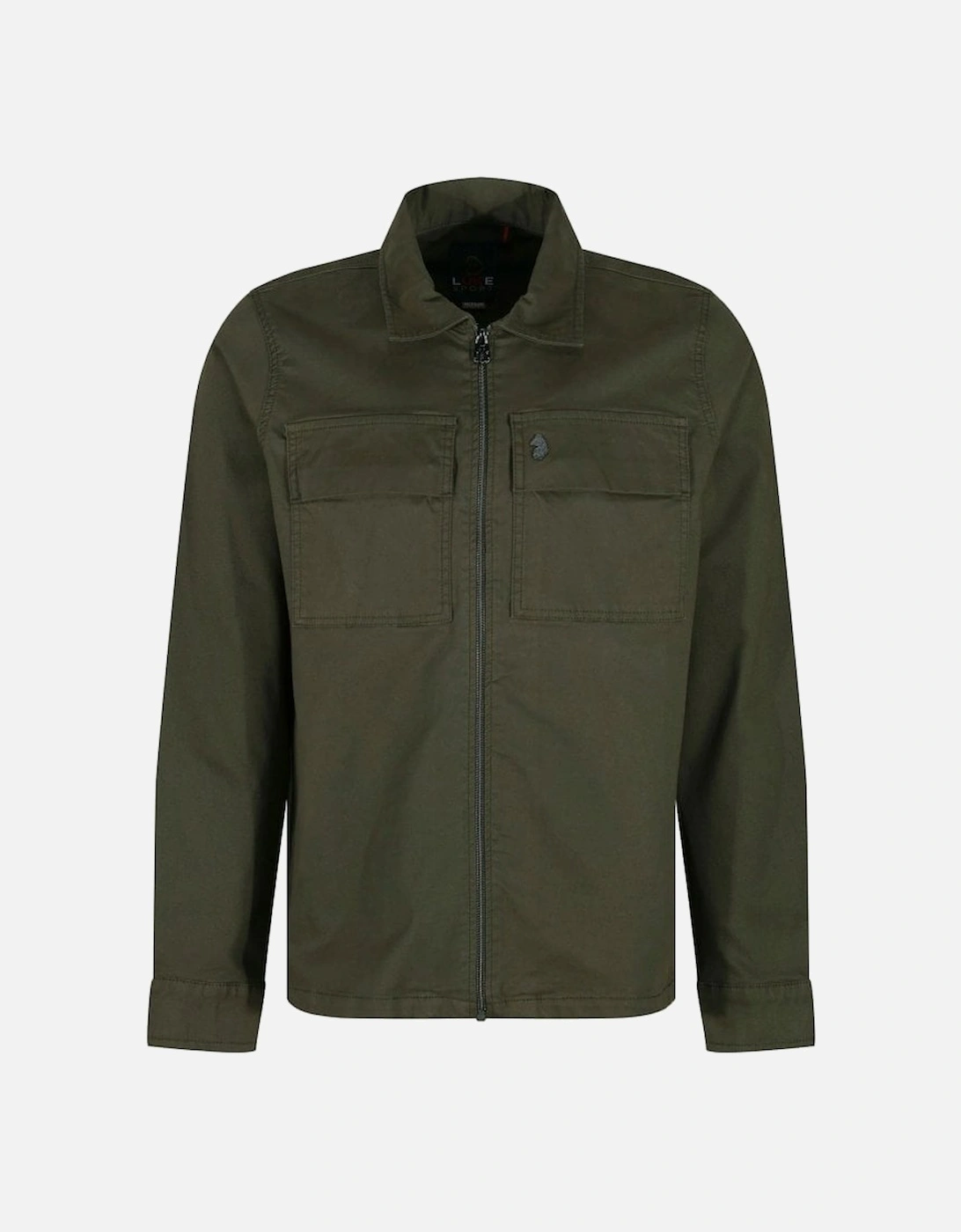 Luke Sport Overshirt Jacket Military Green, 6 of 5
