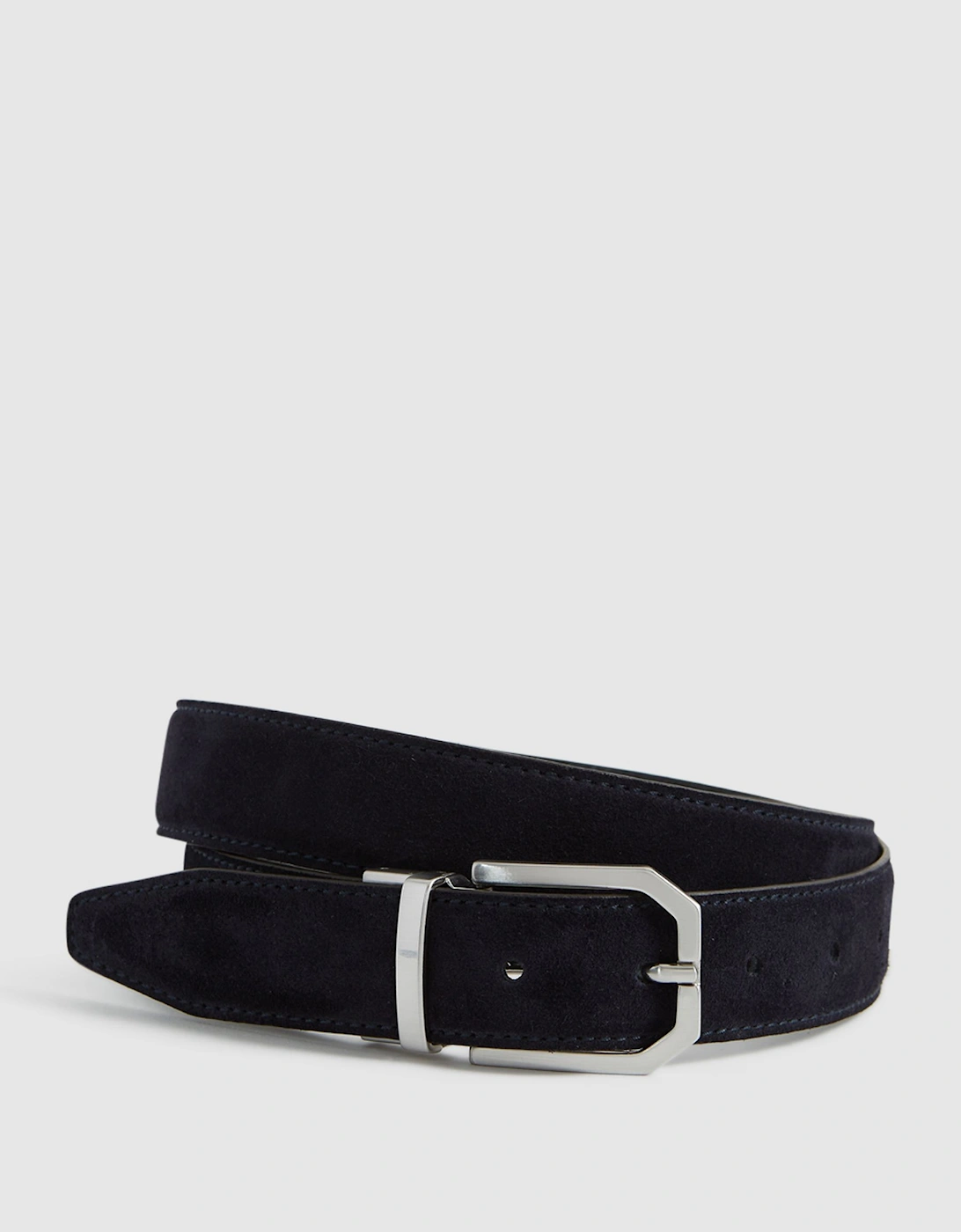 Reversible Leather And Suede Belt, 2 of 1