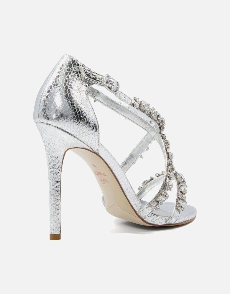 Ladies Mesmerised - Embellished Strap Heels