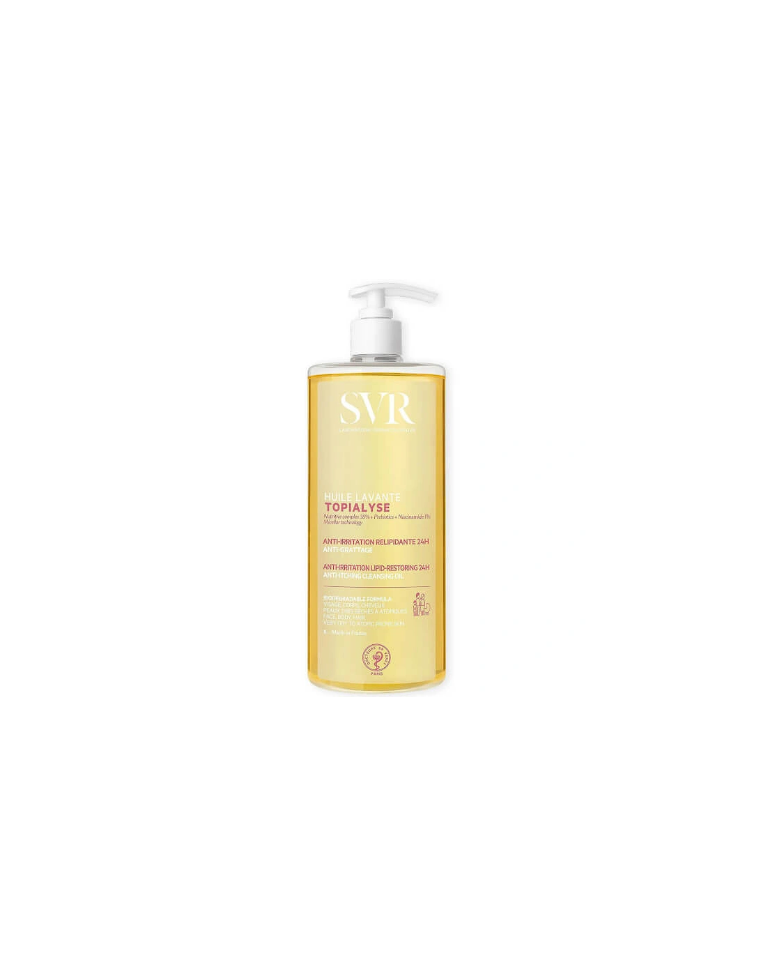 SVR Topialyse Face and Body Emulsifying Micellar Oil Wash 1000ml, 2 of 1