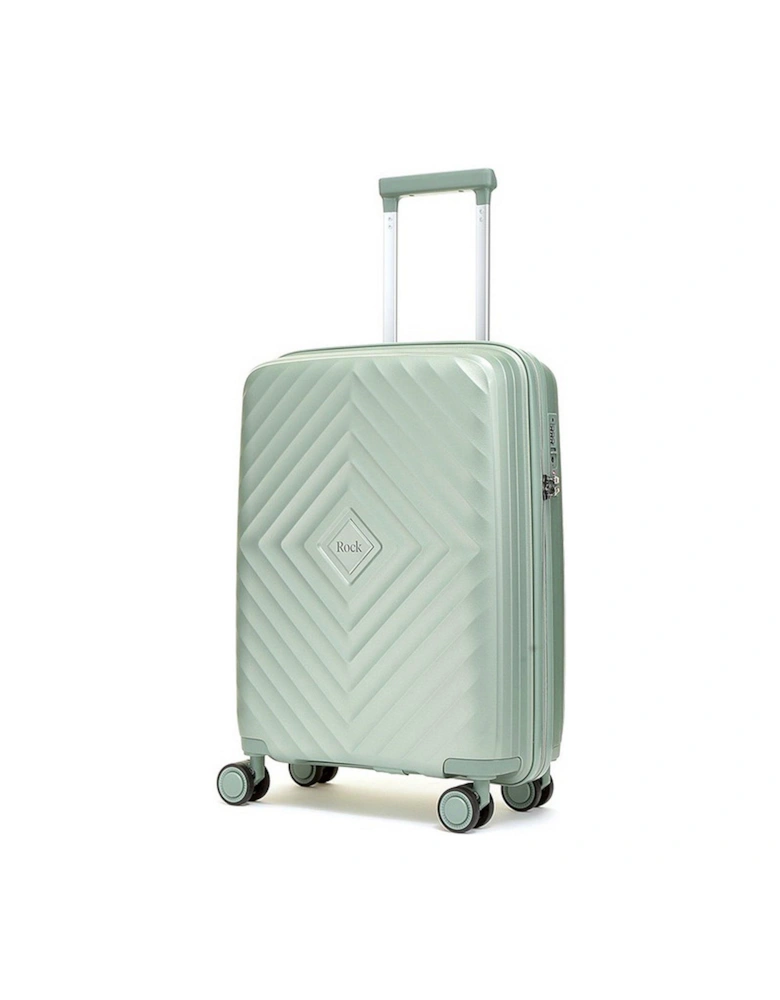 Infinity 8 Wheel Hardshell Cabin Suitcase - Sage Green