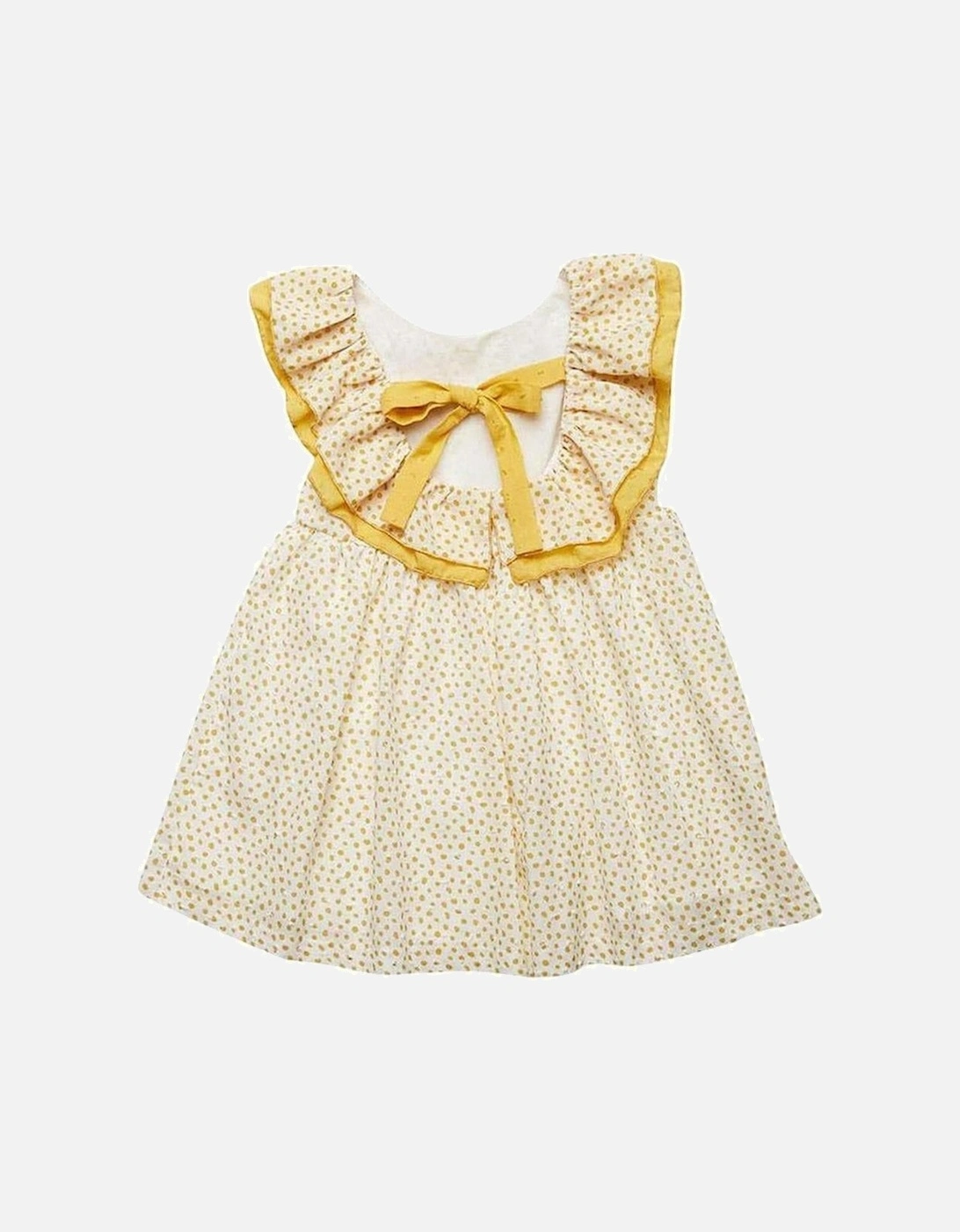 Girls Yellow Spot Dress