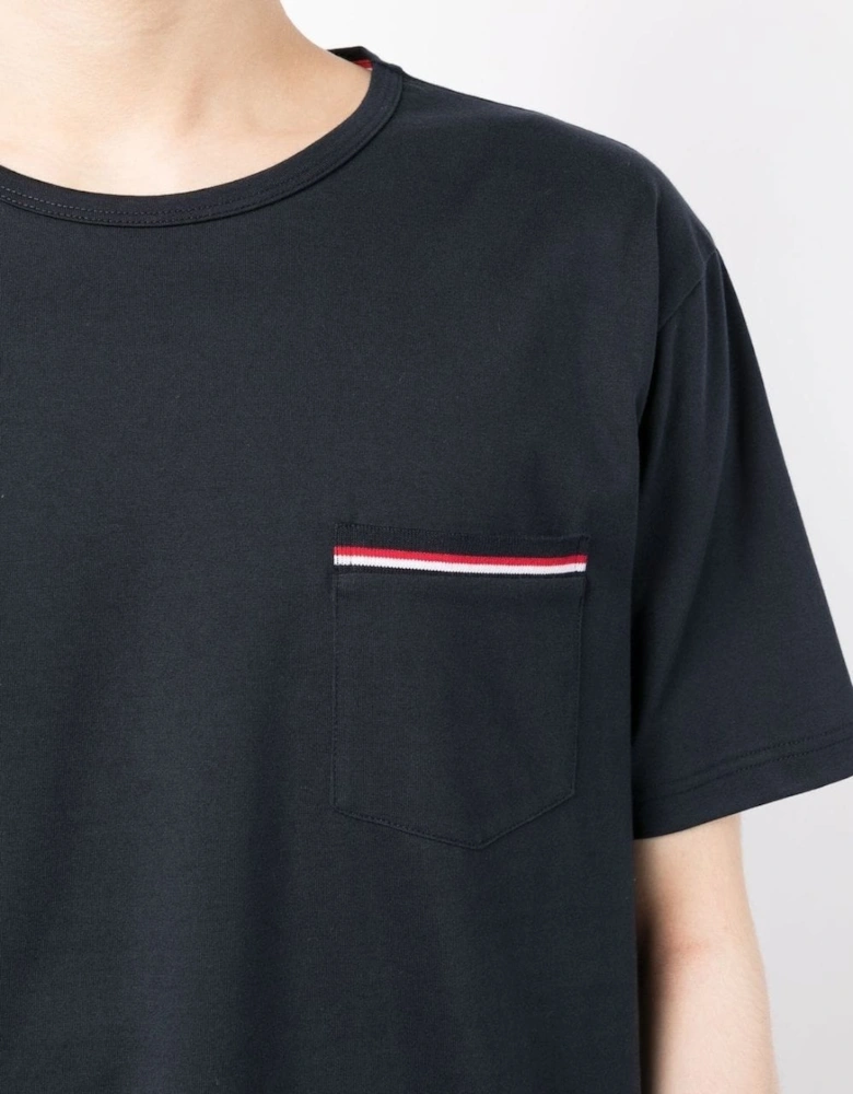 Jersey Cotton RWB Pocket Tee