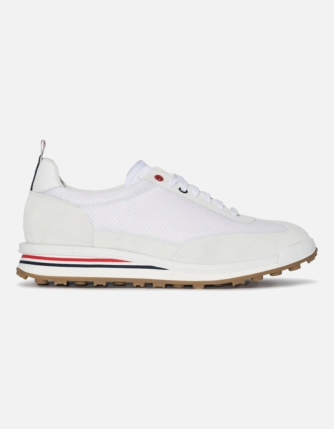 Tech Runner In Fine Suede White, 4 of 3