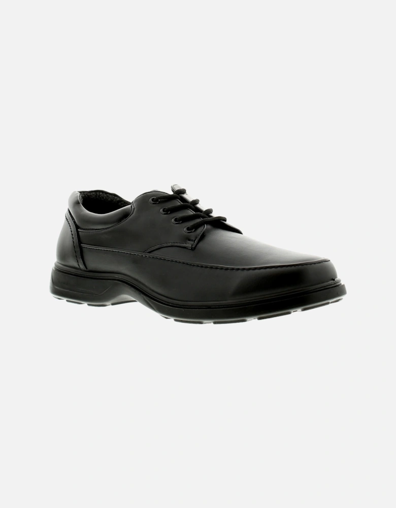 Mens Casual Shoes Freddy XL Sizes Lace Up black UK Size