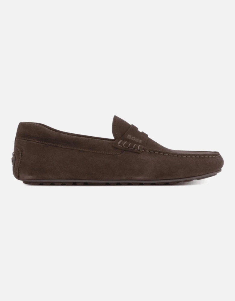 Moccasin Suede Brown Loafers