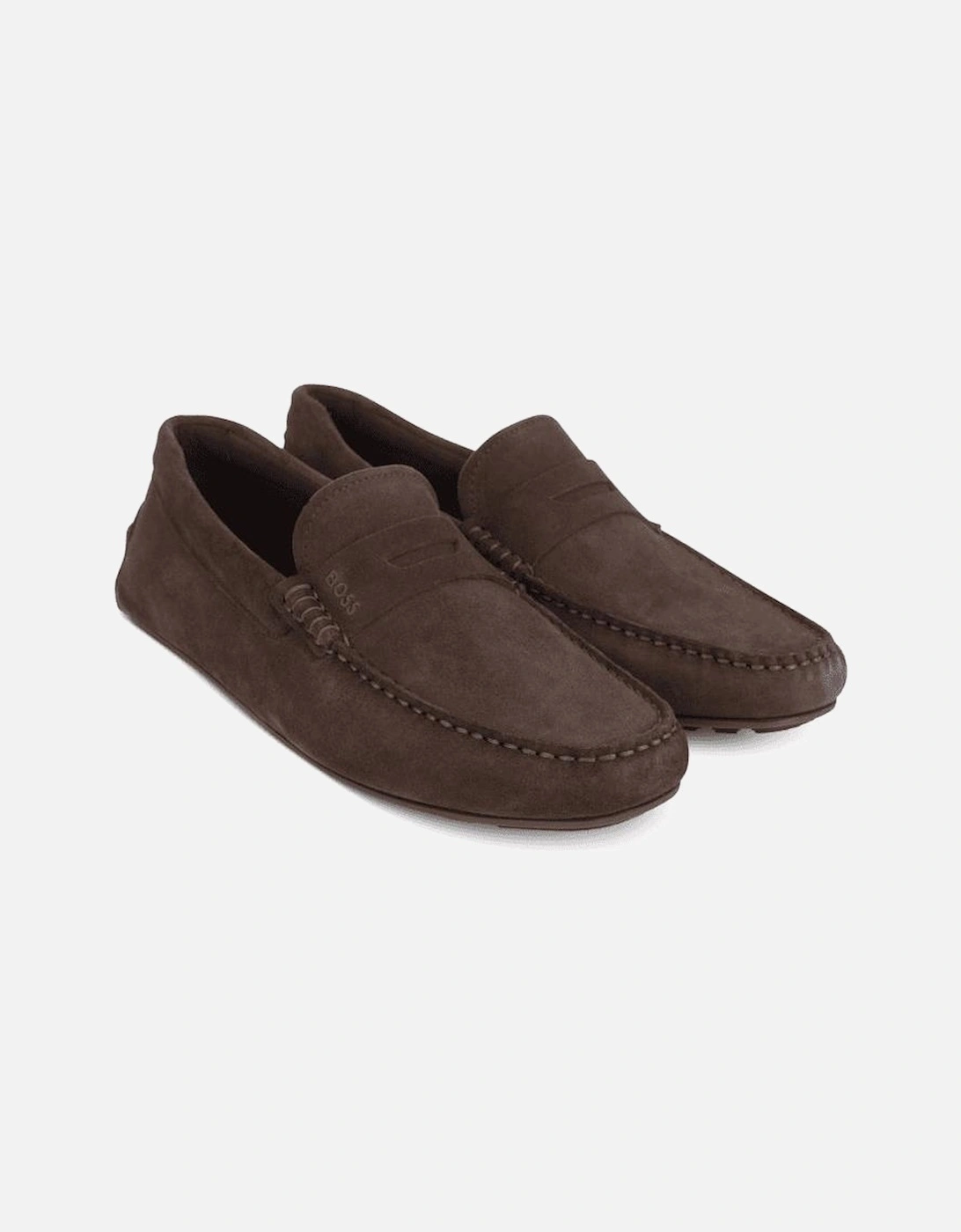 Moccasin Suede Brown Loafers